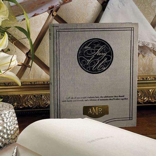 "Story of Us" Alternative Guest Book and Box (Pack of 1)-Wedding Reception Accessories-JadeMoghul Inc.