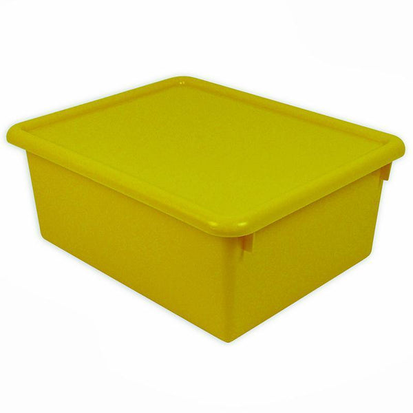 STOWAWAY YELLOW LETTER BOX WITH LID-Arts & Crafts-JadeMoghul Inc.