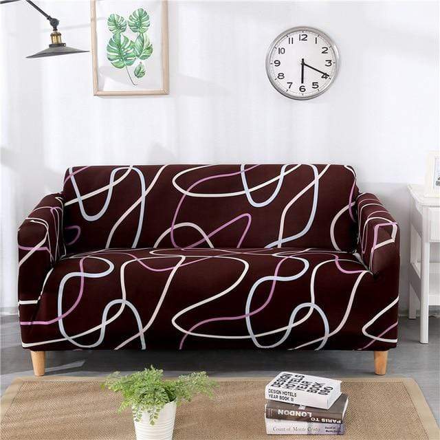 Stretch Slipcover Sectional Elastic Stretch Sofa Cover for Living Room Couch Cover L Shape Corner Armchair Cover 1/2/3/4 Seater AExp