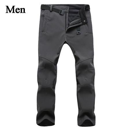 Stretch Waterproof Casual Pants For Men / Shark Skin Trousers For Men-gray-S-JadeMoghul Inc.