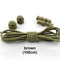 Stretching Lock lace 23 colors a pair Of Locking Shoe Laces Elastic Sneaker Shoelaces Shoestrings Running/Jogging/Triathlon-brown-JadeMoghul Inc.