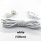 Stretching Lock lace 23 colors a pair Of Locking Shoe Laces Elastic Sneaker Shoelaces Shoestrings Running/Jogging/Triathlon-white-JadeMoghul Inc.