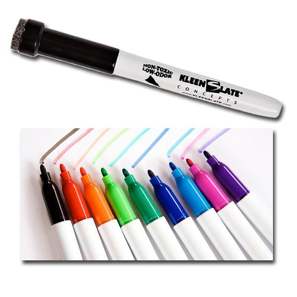 STUDENT MARKERS WITH ERASERS 10PK-Supplies-JadeMoghul Inc.