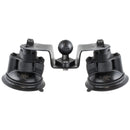 Suction Cup Mounts RAM Mount Dual Articulating Suction Cup Base w/1" Ball Base [RAM-B-189B-PIV1U] RAM Mounting Systems