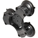 Suction Cup Mounts RAM Mount Triple Suction Cup Base w/AMPs Hole Pattern w/o Ball [RAP-365-224-1BU] RAM Mounting Systems