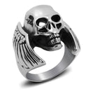 Sue Phil Newest Design Rock Cocktail Rings - skull Titanium Men Ring
