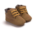 Suede Lace-up Baby Boy's Booties-Brown-0-6 Months-JadeMoghul Inc.
