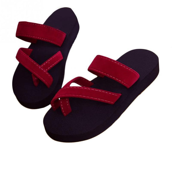 Summer Beach Sandal Slippers-Black-36-JadeMoghul Inc.