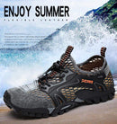 Summer Breathable Men Hiking Shoes Sued