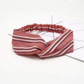 Summer Chiffon Headband Women Hair Accessories Bandanas Turban Twist Cross Hairband Headwrap Girls Flower Striped Knot Hair Band AExp
