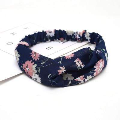 Summer Chiffon Headband Women Hair Accessories Bandanas Turban Twist Cross Hairband Headwrap Girls Flower Striped Knot Hair Band AExp
