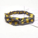 Summer Chiffon Headband Women Hair Accessories Bandanas Turban Twist Cross Hairband Headwrap Girls Flower Striped Knot Hair Band AExp