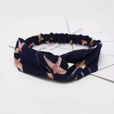 Summer Chiffon Headband Women Hair Accessories Bandanas Turban Twist Cross Hairband Headwrap Girls Flower Striped Knot Hair Band AExp