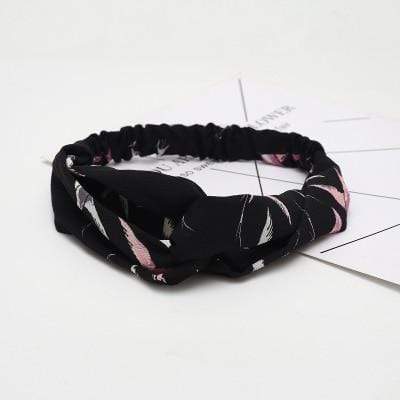 Summer Chiffon Headband Women Hair Accessories Bandanas Turban Twist Cross Hairband Headwrap Girls Flower Striped Knot Hair Band AExp