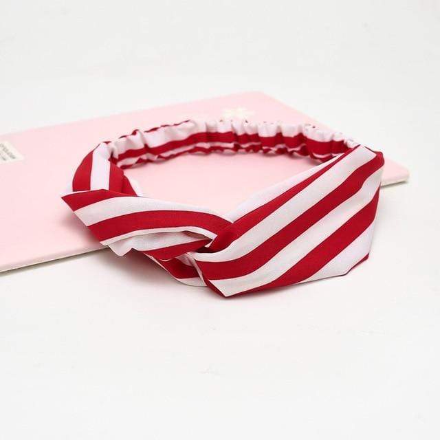 Summer Chiffon Headband Women Hair Accessories Bandanas Turban Twist Cross Hairband Headwrap Girls Flower Striped Knot Hair Band AExp