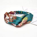 Summer Chiffon Headband Women Hair Accessories Bandanas Turban Twist Cross Hairband Headwrap Girls Flower Striped Knot Hair Band AExp