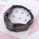 Summer Chiffon Headband Women Hair Accessories Bandanas Turban Twist Cross Hairband Headwrap Girls Flower Striped Knot Hair Band AExp