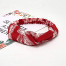 Summer Chiffon Headband Women Hair Accessories Bandanas Turban Twist Cross Hairband Headwrap Girls Flower Striped Knot Hair Band AExp