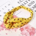 Summer Chiffon Headband Women Hair Accessories Bandanas Turban Twist Cross Hairband Headwrap Girls Flower Striped Knot Hair Band AExp