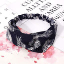 Summer Chiffon Headband Women Hair Accessories Bandanas Turban Twist Cross Hairband Headwrap Girls Flower Striped Knot Hair Band AExp