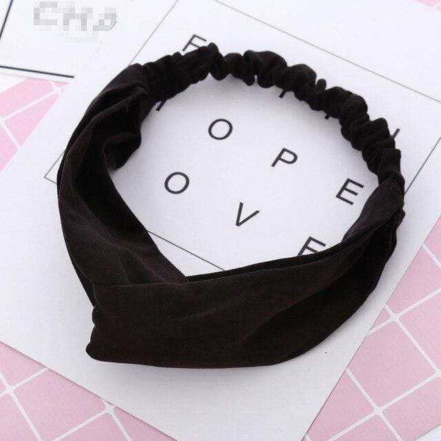 Summer Chiffon Headband Women Hair Accessories Bandanas Turban Twist Cross Hairband Headwrap Girls Flower Striped Knot Hair Band AExp