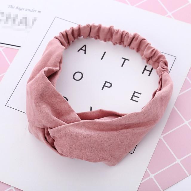 Summer Chiffon Headband Women Hair Accessories Bandanas Turban Twist Cross Hairband Headwrap Girls Flower Striped Knot Hair Band AExp