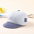 Summer Cotton Baby Hats Cute Casual Striped Soft Eaves Baseball Cap Baby Boy Beret Baby Girls Sun Hat