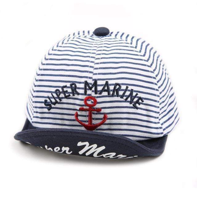 Summer Cotton Baby Hats Cute Casual Striped Soft Eaves Baseball Cap Baby Boy Beret Baby Girls Sun Hat