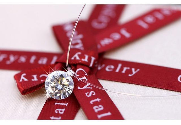 Summer Transparent Stealth Necklace - Snowball Crystal Locks Chain--JadeMoghul Inc.