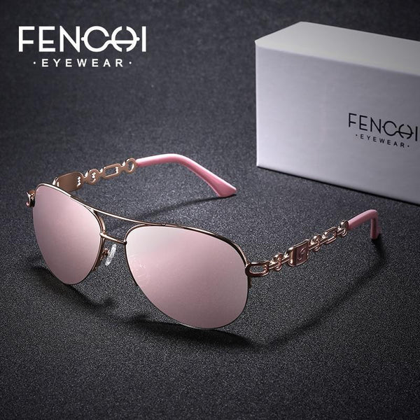Sunglasses Women Driving Pilot Classic Vintage Eyewear Sunglasses High Quality Metal Brand Designer Glasses-C1 pink-JadeMoghul Inc.