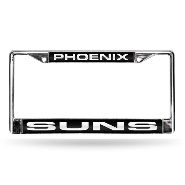 Porsche License Plate Frame Suns Laser Chrome Frame Black Background With White Letters