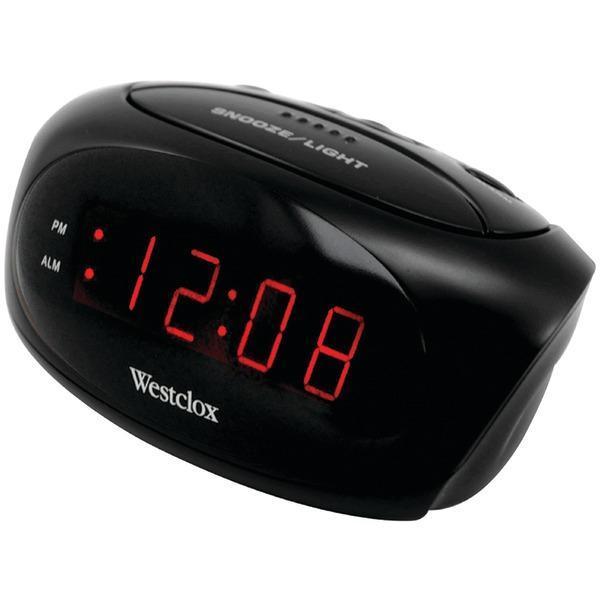 Super-Loud LED Electric Alarm Clock (Black)-Clocks & Radios-JadeMoghul Inc.