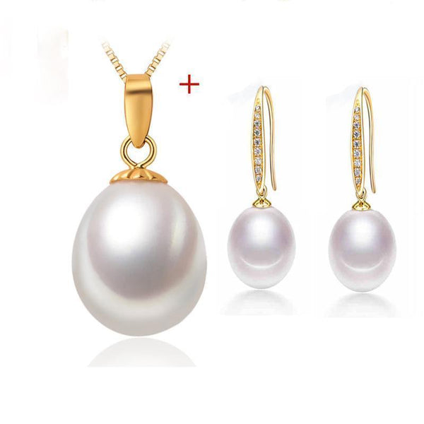 SUPER [NYMPH]  100% natural pearl jewelry sets [tz1031]