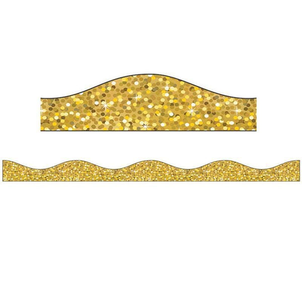 (6 Pk) Magnetic Border Gold Sparkle