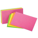 Supplies Oxford Glow Index Cards 3 X5 TOPS PRODUCTS