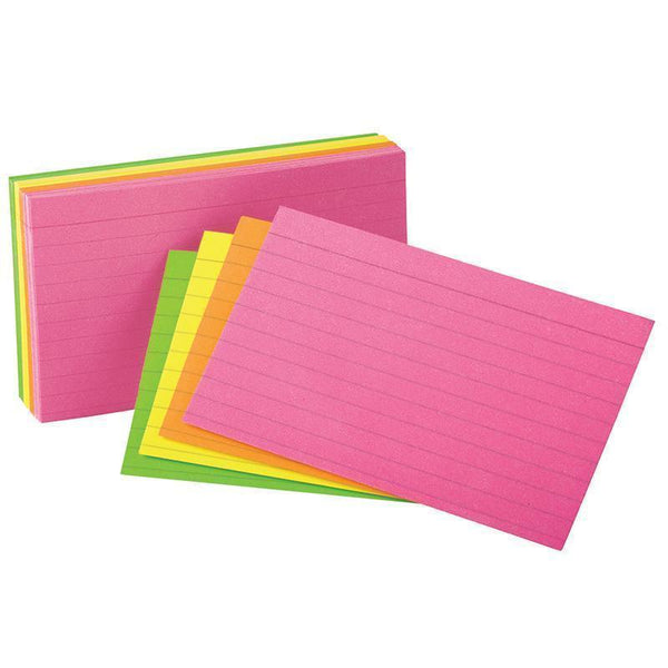 Supplies Oxford Glow Index Cards 3 X5 TOPS PRODUCTS