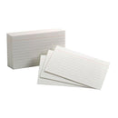 Oxford Index Cards 3 X5 Ruled White