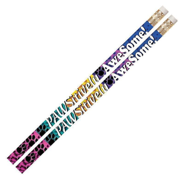 Supplies Pawsitively Awesome 12 Pk Pencil MUSGRAVE PENCIL CO INC