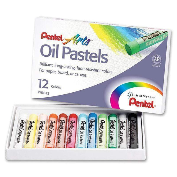 Supplies Pentel Oil Pastels 12 Ct PENTEL OF AMERICA