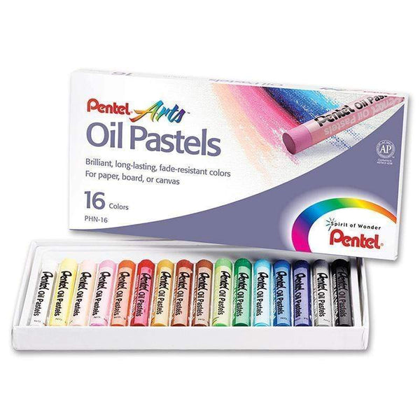 Supplies Pentel Oil Pastels 16 Ct PENTEL OF AMERICA