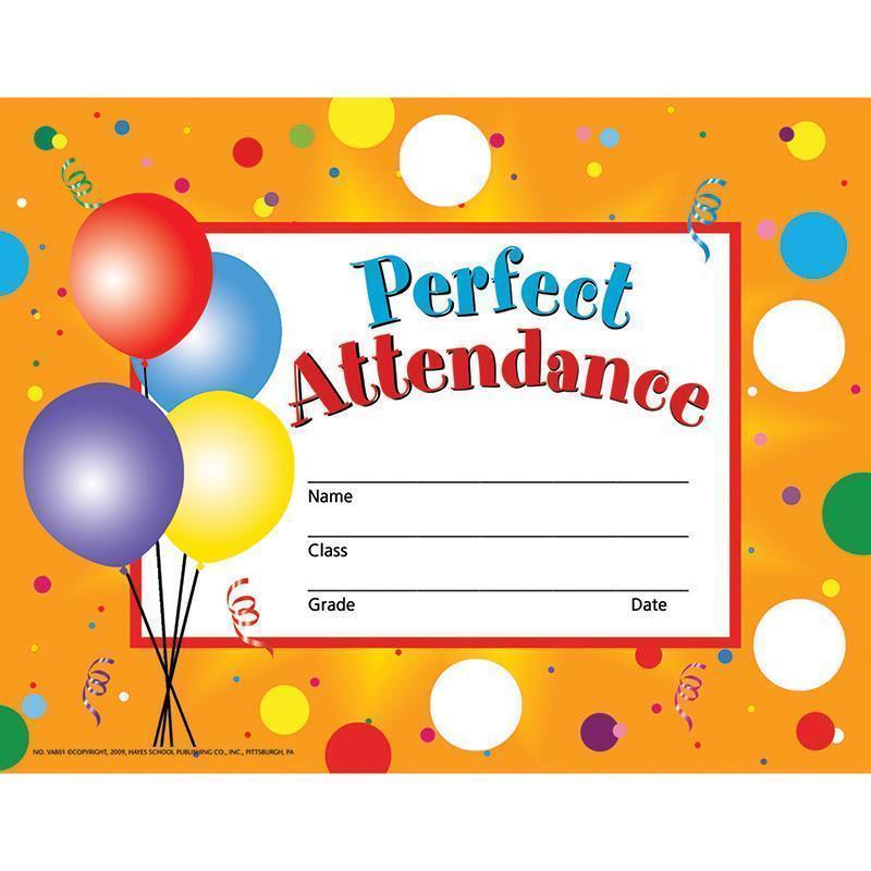 Supplies Perfect Attendance 30/Set FLIPSIDE