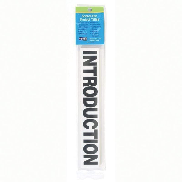 Supplies Project Board Titles Black 13/Pk FLIPSIDE