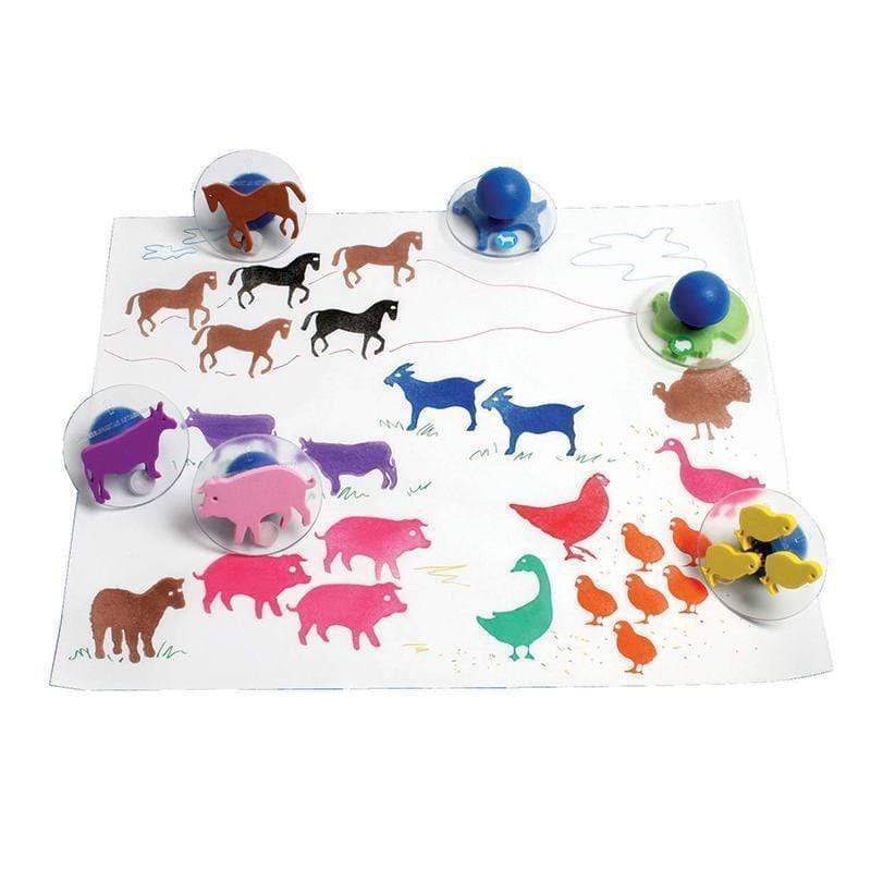 Supplies Ready2 Learn Giant 10 Pk Farm Animals CENTER ENTERPRISES INC.