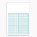 Supplies Single 1/4 In Graph Dry Erase Board FLIPSIDE