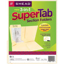 Supplies Smead 3 N 1 Supertab Section Manila SMEAD MANUFACTURING COMPANY