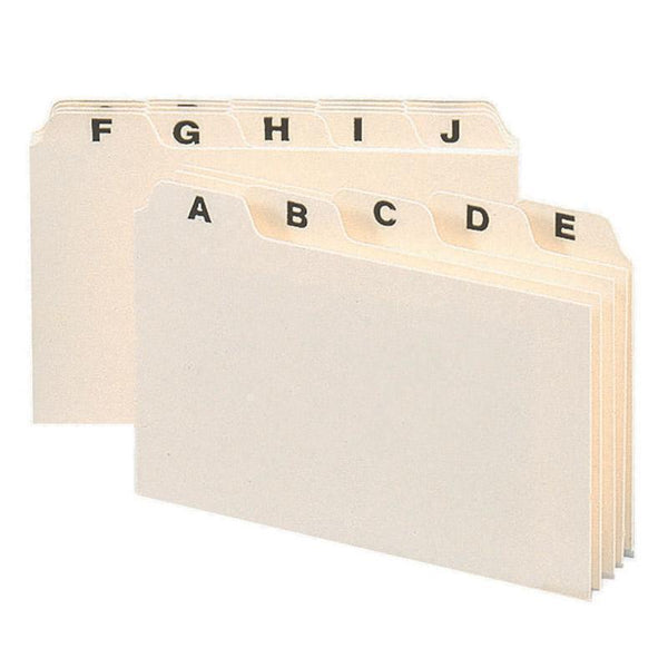 Supplies Smead A Z Index Card Guides 4 X 6 SMEAD MANUFACTURING COMPANY