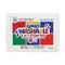 Supplies Stamp Pad 6 Pads In One / Red Blue CENTER ENTERPRISES INC.