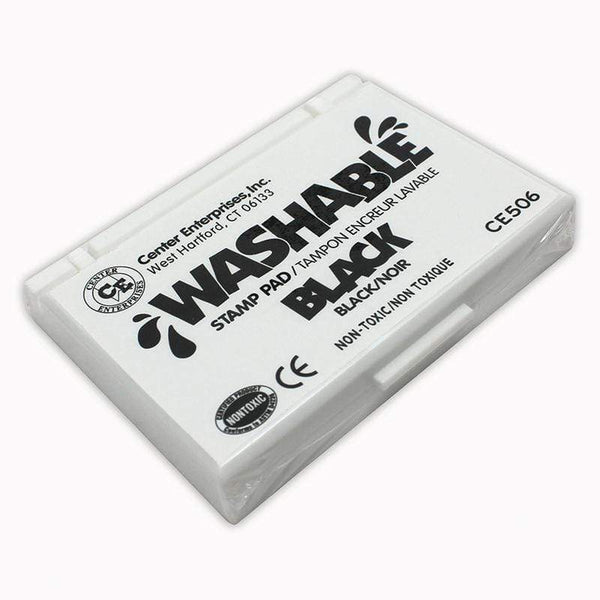 Supplies Stamp Pad Washable Black CENTER ENTERPRISES INC.