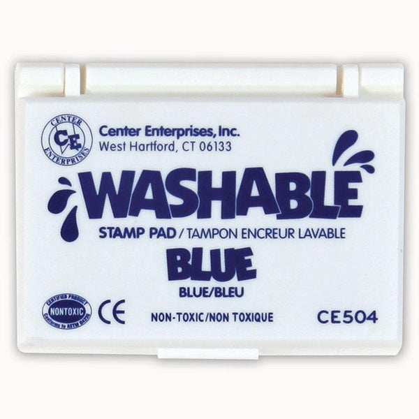 Supplies Stamp Pad Washable Blue CENTER ENTERPRISES INC.