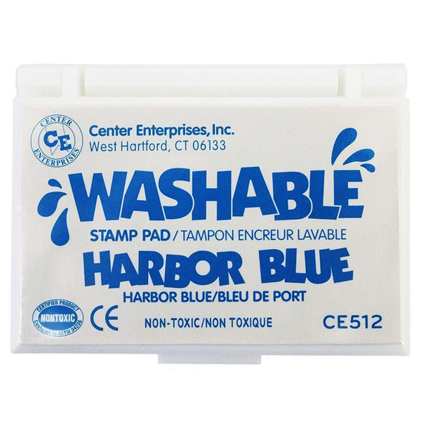 Supplies Stamp Pad Washable Harbor Blue CENTER ENTERPRISES INC.